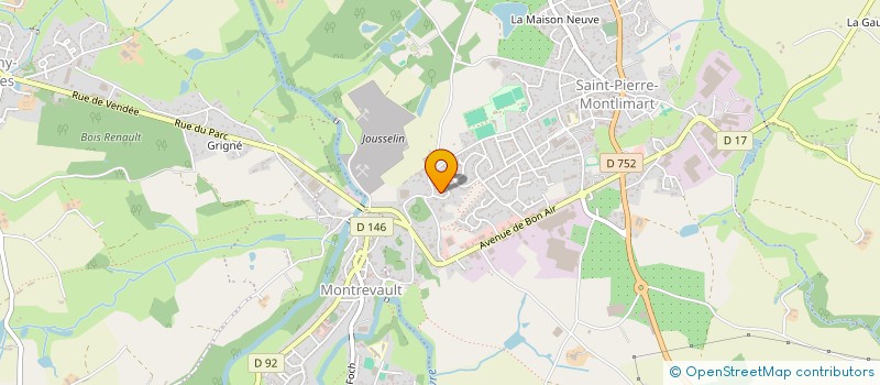 localisation de l'entreprise ROKKO à MONTREVAULT-SUR-EVRE