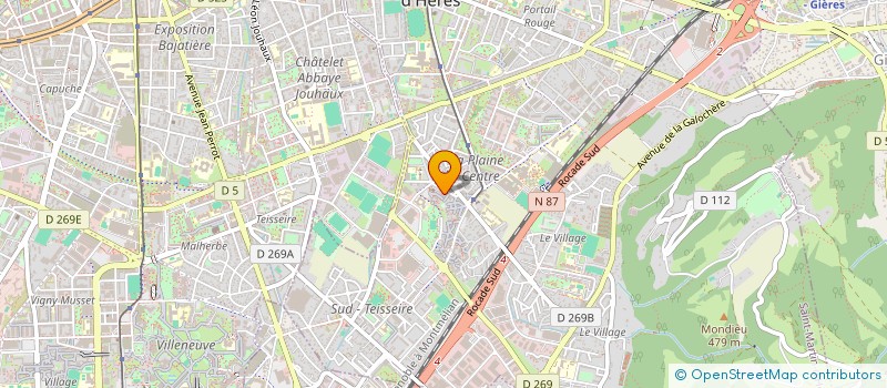 localisation de l'entreprise ROKOBOIS  SAINT-MARTIN-D'HERES