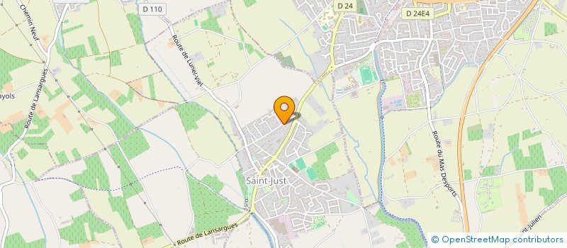localisation de l'entreprise ROL  SAINT-JUST
