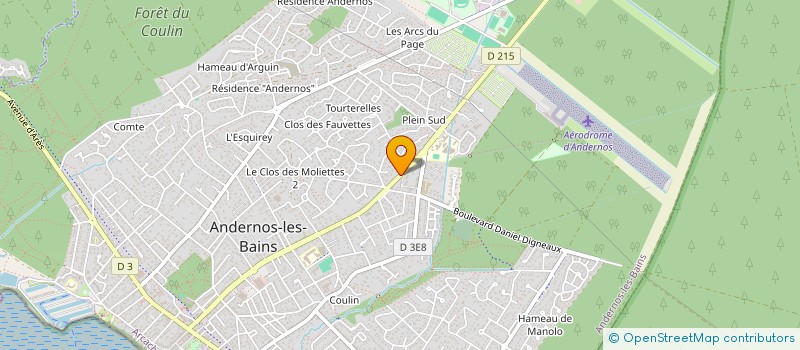 localisation de l'entreprise ROLAAM  ANDERNOS-LES-BAINS