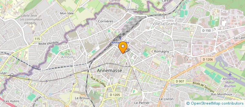 localisation de l'entreprise ROLAME à ANNEMASSE