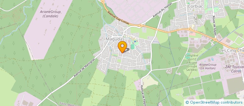 localisation de l'entreprise ROLAND  SAINT-MEDARD-EN-JALLES