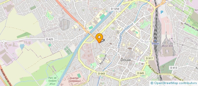 localisation de l'entreprise ROLAND ASSIANDI INDIVISION à DOUAI