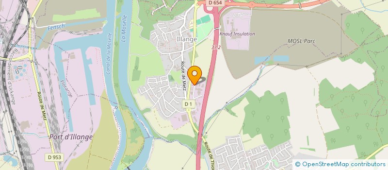 localisation de l'entreprise ROLAND BAUMANN AMBULANCES à THIONVILLE