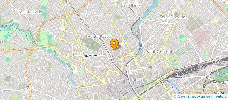 localisation de l'entreprise ROLAND CASSARD à NANTES