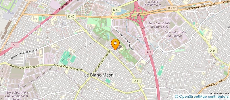 localisation de l'entreprise ROLAND & CO à LE BLANC-MESNIL