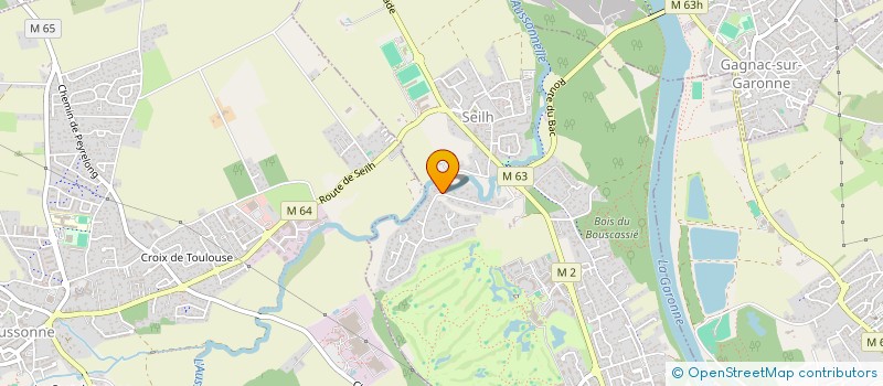 localisation de l'entreprise ROLAND COTTES - CLOE  SEILH