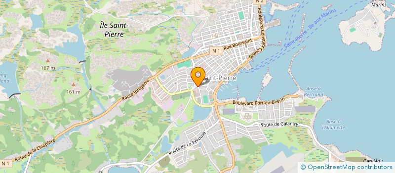 localisation de l'entreprise ROLAND DETCHEVERRY à SAINT PIERRE