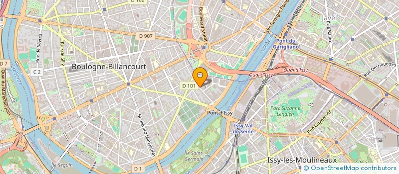 localisation de l'entreprise ROLAND FINANCE à BOULOGNE-BILLANCOURT