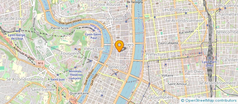 localisation de l'entreprise ROLAND GERARD  LYON