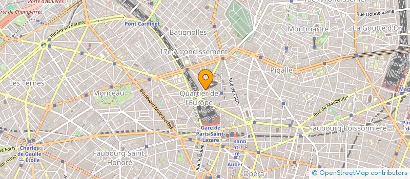 localisation de l'entreprise ROLAND-GOSSELIN S.V.F.H.  PARIS