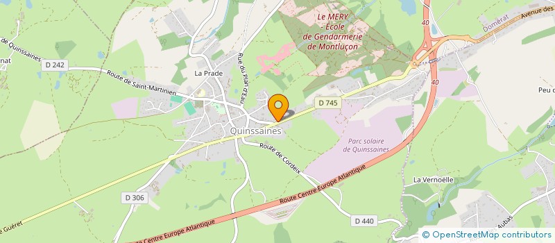 localisation de l'entreprise ROLAND INDRUSIAK ET ASSOCIES  HURIEL