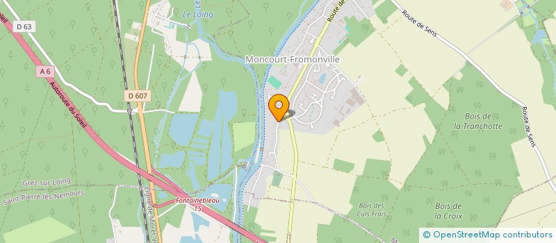 localisation de l'entreprise ROLAND LE CORRE LIMOUSINES  MONTCOURT-FROMONVILLE