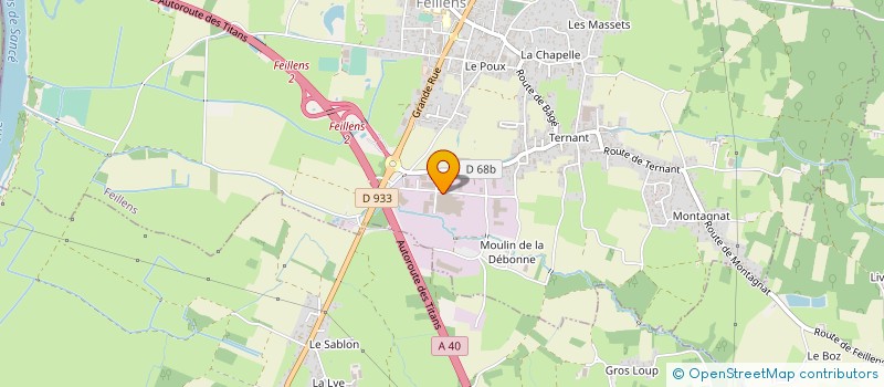 localisation de l'entreprise ROLAND MONTERRAT à MABLY
