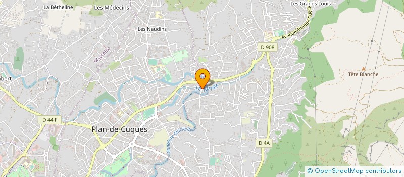 localisation de l'entreprise ROLAND NALIN ETANCHEITE à PLAN-DE-CUQUES