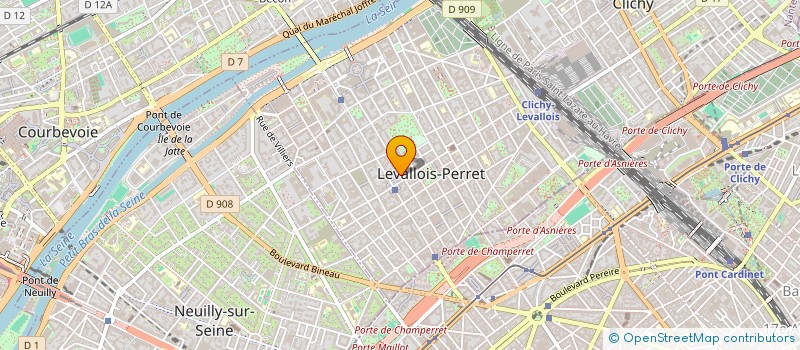 localisation de l'entreprise ROLAND OLIVIER CONSEIL ROC INTERNATIONAL à LEVALLOIS-PERRET