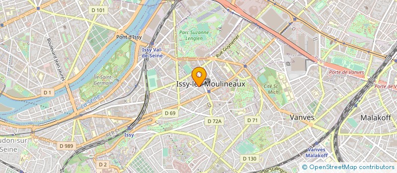 localisation de l'entreprise ROLAND SAGE CONSEIL à ISSY-LES-MOULINEAUX