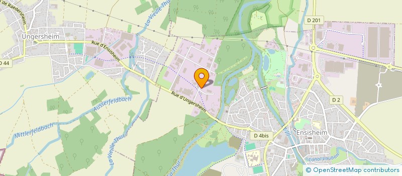 localisation de l'entreprise ROLAND VONESCH  ENSISHEIM