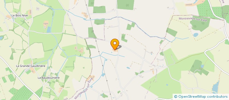 localisation de l'entreprise ROLANDEAU à MONTREVAULT-SUR-EVRE