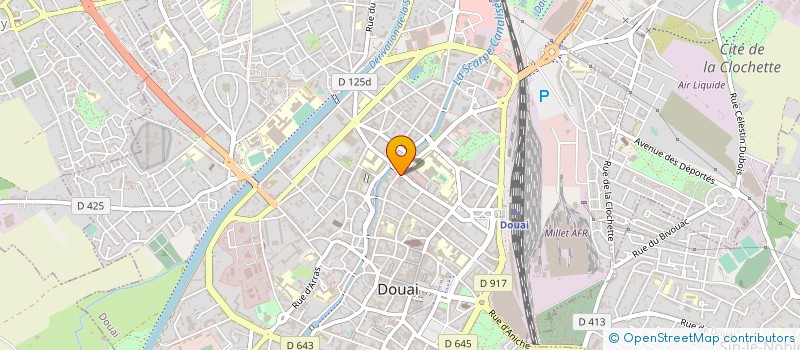 localisation de l'entreprise ROLANDLORMEL  DOUAI