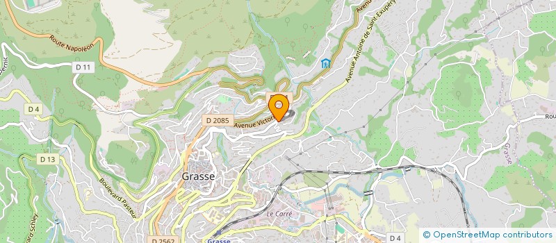 localisation de l'entreprise ROLANDO MARRILLET BATIMENT à GRASSE