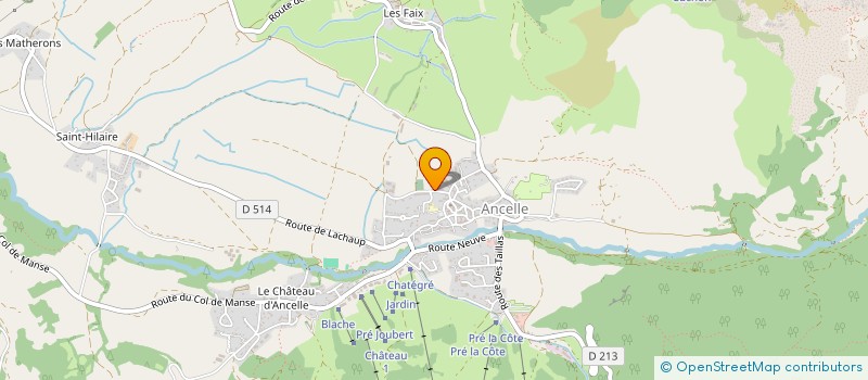 localisation de l'entreprise ROLANDO RAMONAGE  ANCELLE