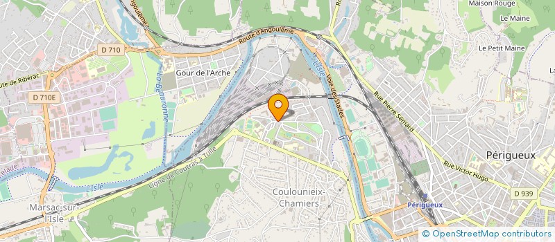 localisation de l'entreprise ROLASUN à COULOUNIEIX-CHAMIERS