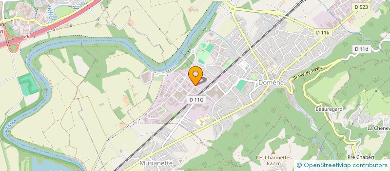 localisation de l'entreprise ROLBA SARL à DOMENE
