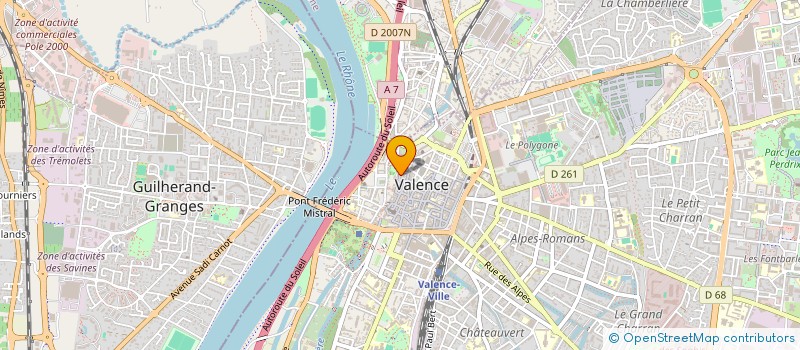 localisation de l'entreprise ROLD'AMES à VALENCE