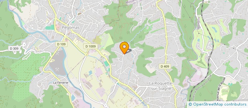 localisation de l'entreprise ROLDAN RENOV à LA ROQUETTE-SUR-SIAGNE