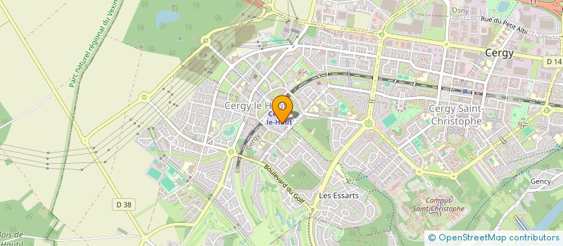 localisation de l'entreprise ROLDENS DECORS  CERGY