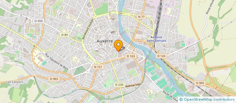 localisation de l'entreprise ROLDING à AUXERRE