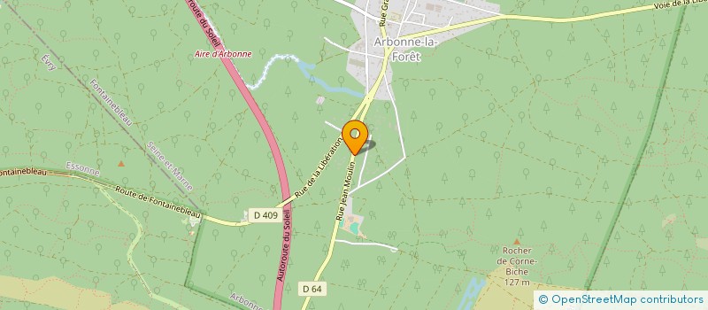 localisation de l'entreprise ROLDING PROJECT  ARBONNE-LA-FORET