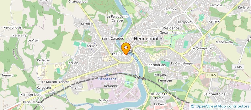 localisation de l'entreprise ROLEGA  HENNEBONT