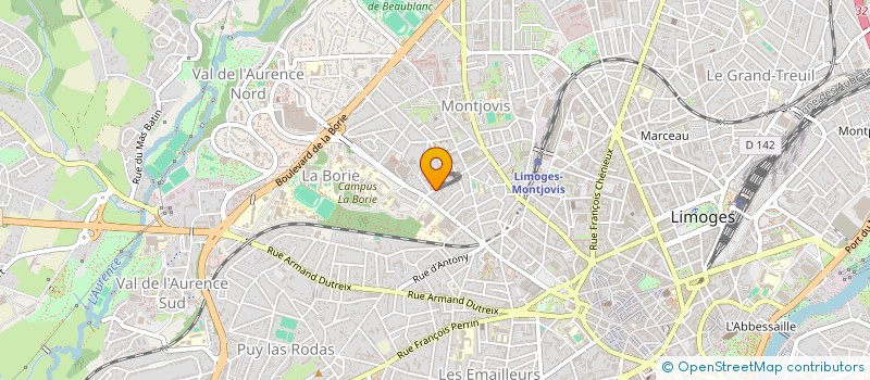localisation de l'entreprise ROLEMAX à LIMOGES