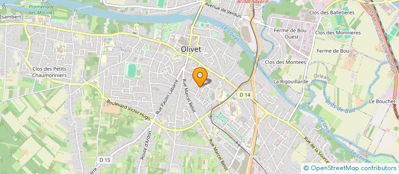 localisation de l'entreprise ROLES & RIICHI à OLIVET