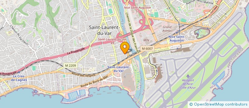 localisation de l'entreprise ROLFO CREATIONS à SAINT-LAURENT-DU-VAR