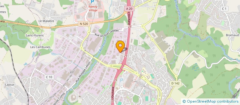 localisation de l'entreprise ROLHION PERIGORD à LIMOGES