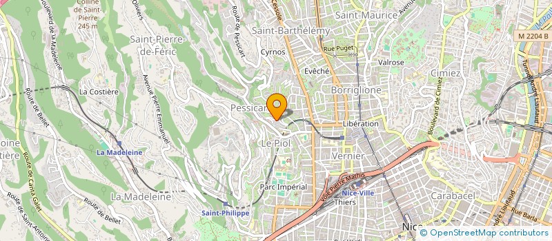localisation de l'entreprise ROLI à NICE