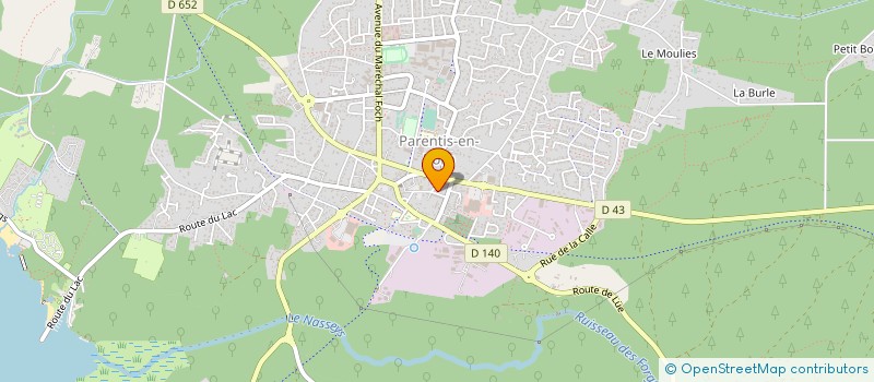 localisation de l'entreprise ROLI  PARENTIS-EN-BORN