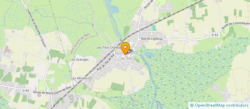 localisation de l'entreprise ROLIA  NOTRE-DAME-DE-RIEZ