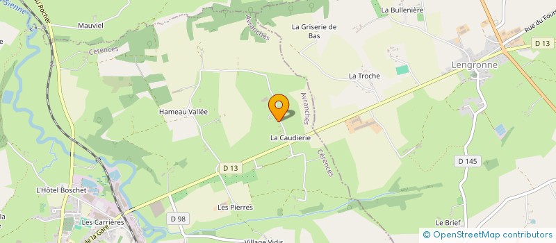 localisation de l'entreprise ROLIANE  CERENCES