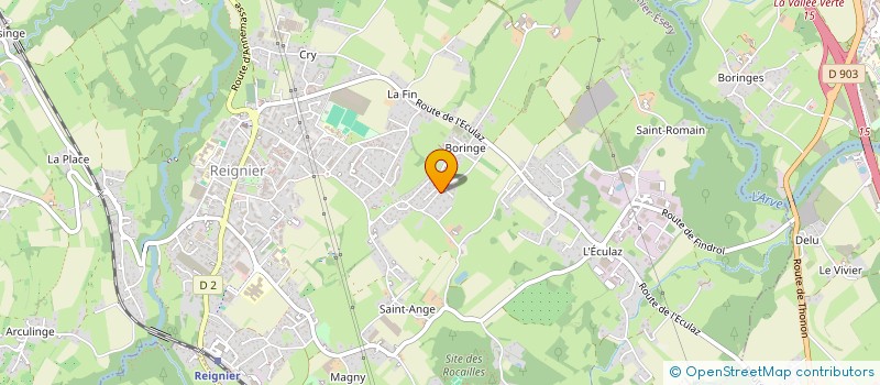 localisation de l'entreprise ROLIMAJU à REIGNIER-ESERY