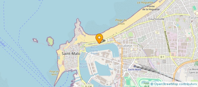 localisation de l'entreprise ROLIMMO  SAINT-MALO
