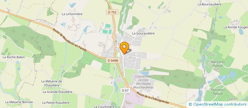 localisation de l'entreprise ROLINE  CHEFFOIS