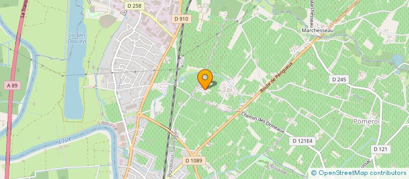 localisation de l'entreprise ROLINE  POMEROL