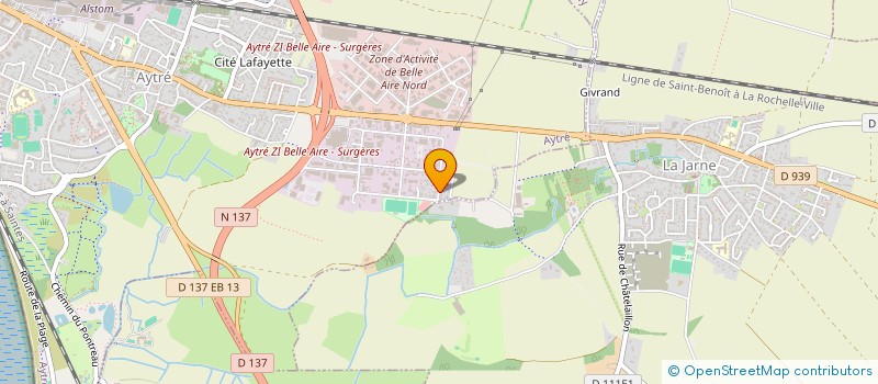 localisation de l'entreprise ROLINE HOLDING  AYTRE