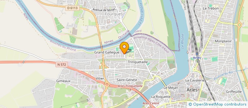 localisation de l'entreprise ROLISTEAM à ARLES