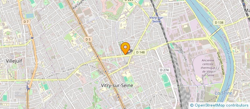 localisation de l'entreprise ROLITA HERA  VITRY-SUR-SEINE