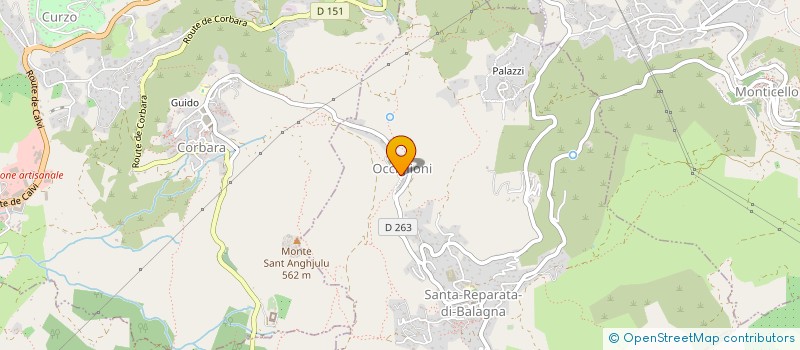 localisation de l'entreprise ROLIVA CORSE SA à SANTA-REPARATA-DI-BALAGNA
